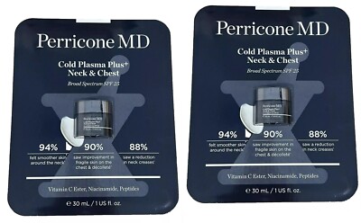 2-PACK Perricone MD Cold Plasma Plus+ Neck & Chest Broad Spectrum SPF 25