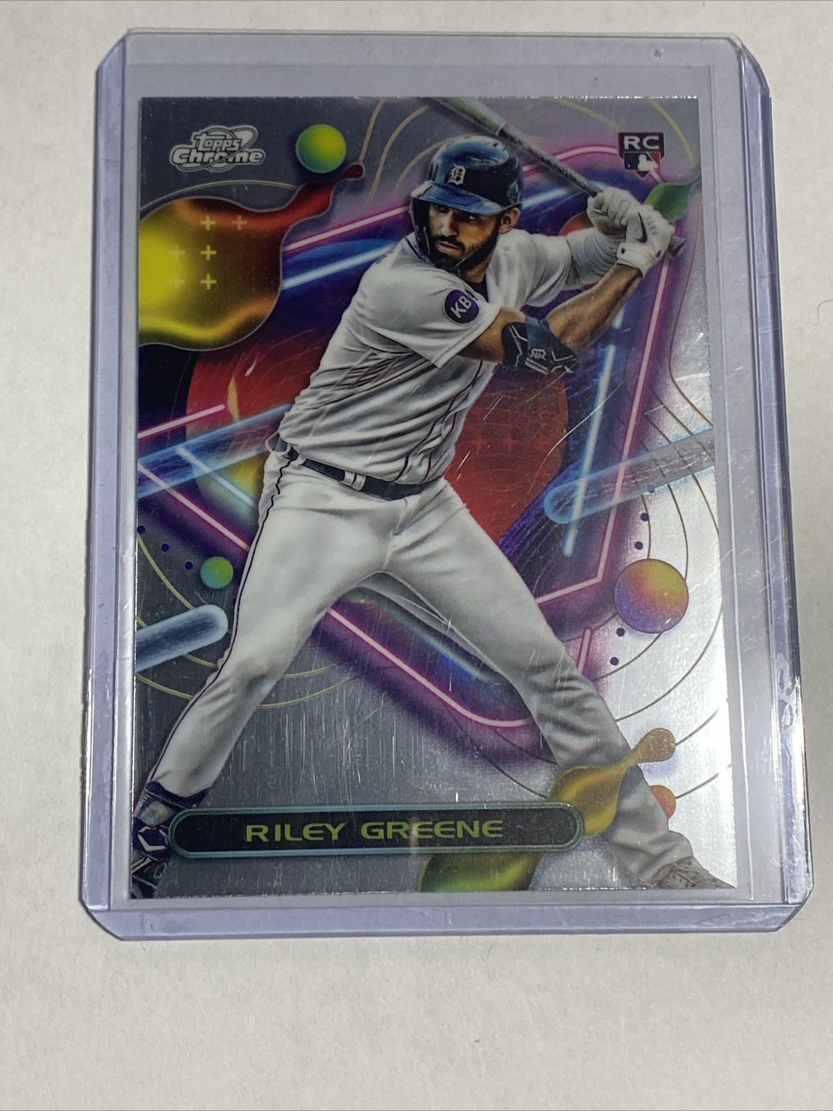 2023 Topps Chrome Cosmic Riley Greene #31 Base Rookie RC Detroit Tigers
