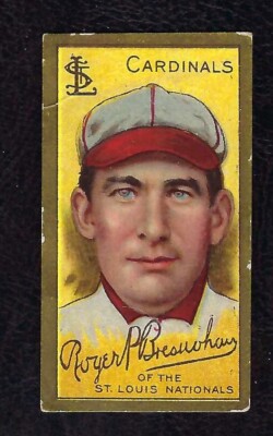 1911 T205 Gold Border Tobacco Card ##23 Roger Bresnahan, St. Louis, HOF, G-VG!