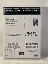 APPROACHING PERFECTION Stamp Set Stampin Up Birthday Candles Fabulous S21a