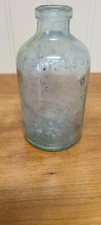 Antique Aqua Rumford Chemical Works Glass Bottle 5"