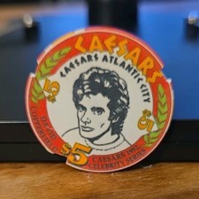 Caesars $5 Casino Chip Atlantic City 1992 Cel...