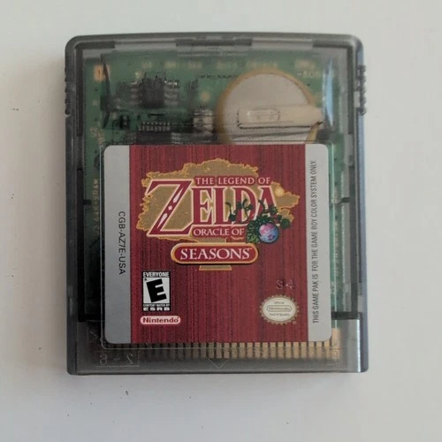Legend of Zelda: Oracle of Seasons Game Boy Color - New Battery Saves Work