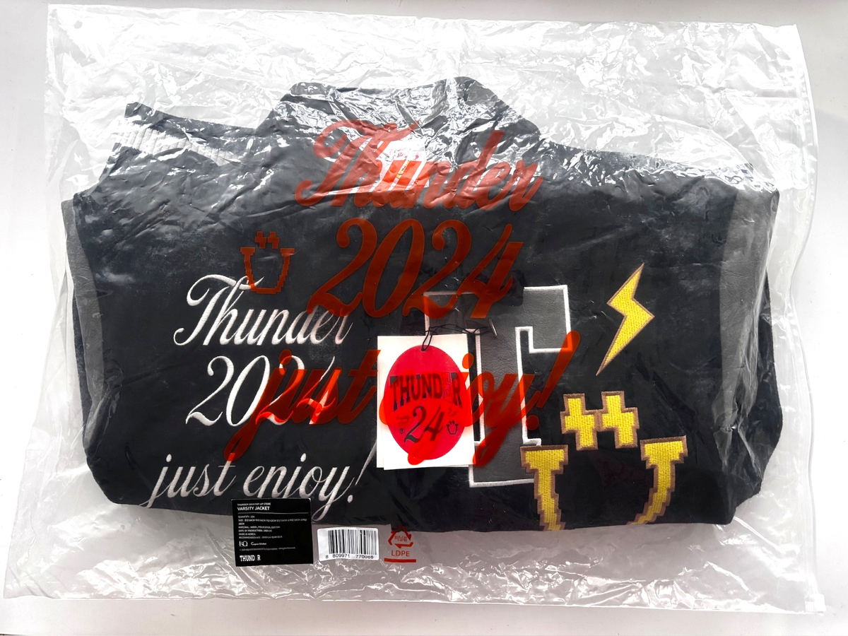 ATEEZ THUNDER POP-UP STORE 2024 VARSITY JACKET OFFICIAL GOODS NEW