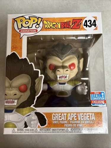 Funko Exclusive Dragon Ball Z Great Ape Vegeta Pop! Vinyl 434 Fall Convention