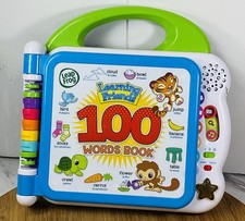 LeapFrog Learning Friends 100 Words Book Bilingual English Spanish Interactive