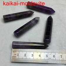 5Pcs/lot natural amethyst stone high quality healing point crystal pillar FJ053