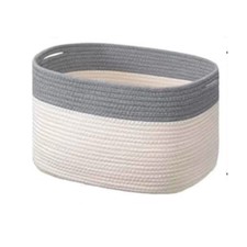 Medium Basket Cotton Rope, Laundry, Bedroom, Living Room Storage