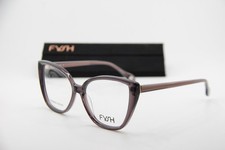 NEW FYSH 3734 S307 CLEAR BROWN BRONZE ACETATE AUTHENTIC EYEGLASSES 54-16
