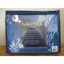 Nautica Home sateen King sheet set 4 piece NEW