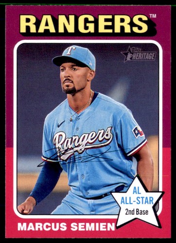 2024 Topps Heritage #127 Marcus Semien | Baseball Card