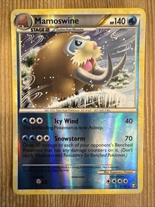 Mamoswine 5/102 Pokemon Triumphant HS Reverse Holo Rare Card NM