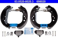 Ate 03.0520-8020.3 Bremsbackensatz FüR Ford