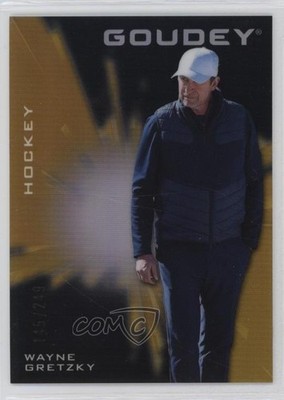 2021 Upper Deck Goodwin Champions Goudey Black Gold /249 Wayne Gretzky HOF p8v