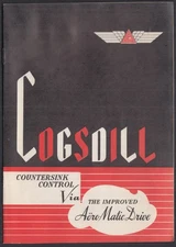 Cogsdill Countersink Control via Aero-Matic Drive Twist Drill brochure c 1940s