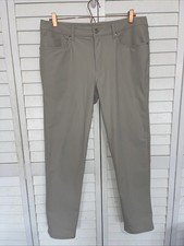 Lululemon ABC Pants Mens 34x30 Khaki EUC
