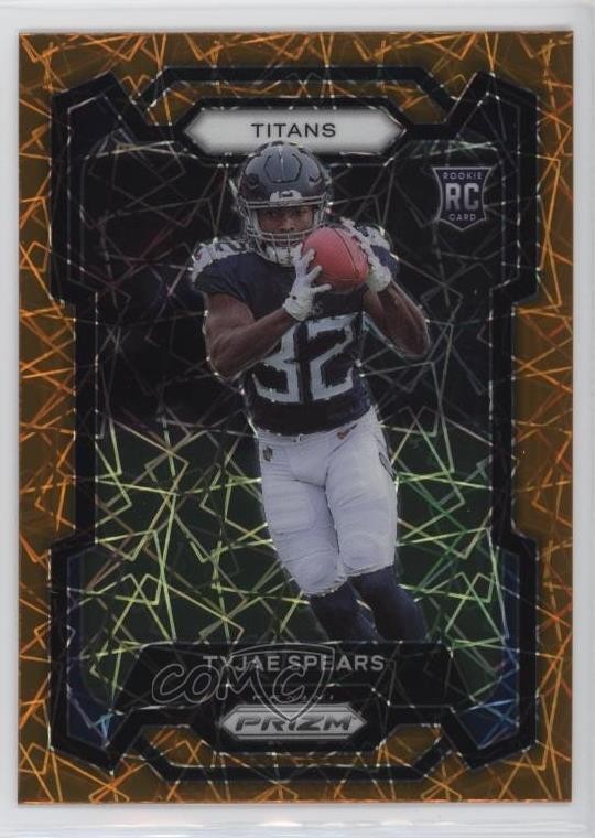 2023 Panini Prizm Rookies Lazer Prizm Tyjae Spears #396 1l6f