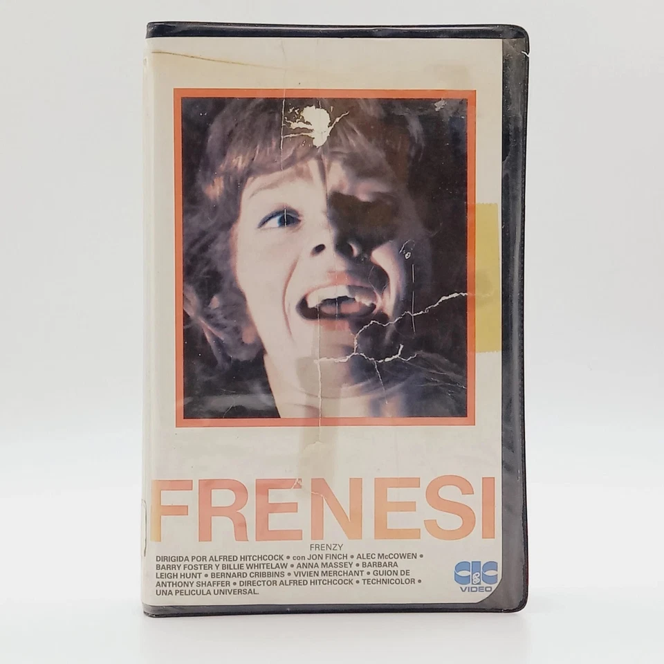 VHS PAL Ed. VIDEOCLLUB caja grande FRENESI HITCHCOCK 1972 versión española - Imagen 2 de 4