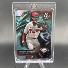 2023 Bowman Platinum - Top Prospects William Bergolla Aqua Ice Foil 100/250