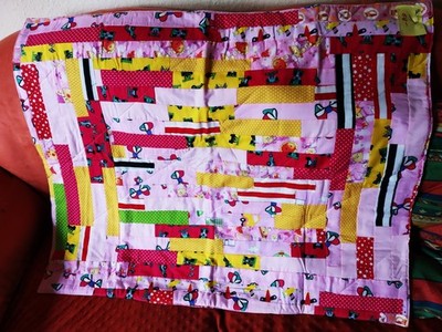 Patchworkdecke, Kinderdecke, Spieldecke Handarbeit - ein Unikat