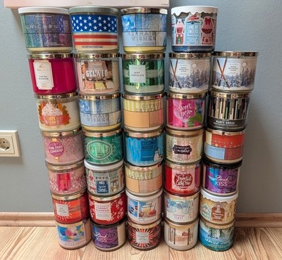 Bath and Body Work 3 Docht Kerze 22  je Kerze