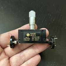 SAGE STA-30-12-M2 WR-12 Level Setting Attenuator Micrometer Adjustment