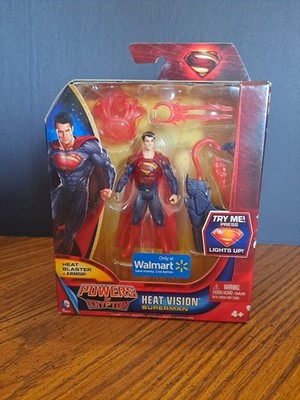 Powers of Krypton Heat Vision Superman Figure Walmart Exclusive 2013 Mattel DC 