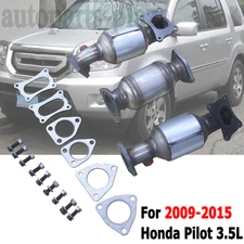 Set of 3 Manifold Catalytic Converter Set For 2009-2015 2014 Honda Pilot 3.5L