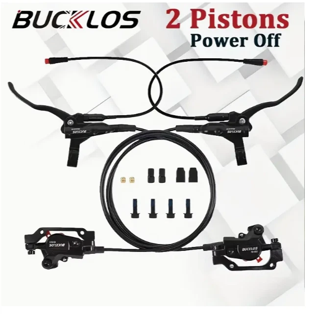 Set Freni A Disco Idraulici Per Bici | 4 O 2 Pistoncini | 2 O 3 Pin | Presanguinati | Scegli La Configurazione