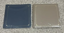 Creative Memories 12x12 Albums Blue Tan Gold Trim Cover Scrapbooks New Lot of 2