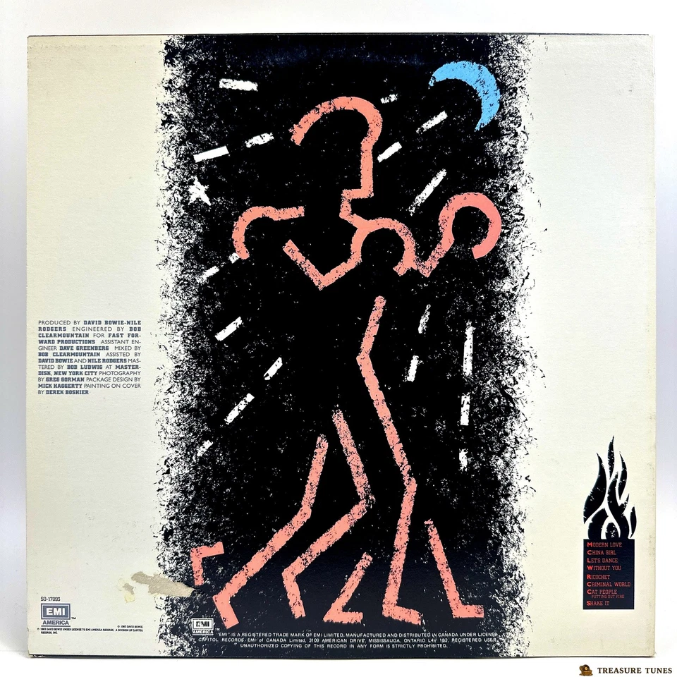 David Bowie – Let's Dance Vinyl (LP, Album) SO 17093 - Image 3 of 4