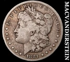1881-S Morgan Dollar- Silver- Scarce Better Date #K4052