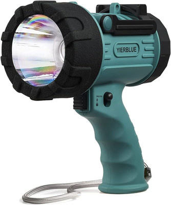 Rechargeable Spotlight with Super Bright High Lumen LED, IP67 Waterproof Handhel