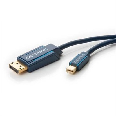 Clicktronic Casual Mini DisplayPort Adapterkabel 1m # 70737