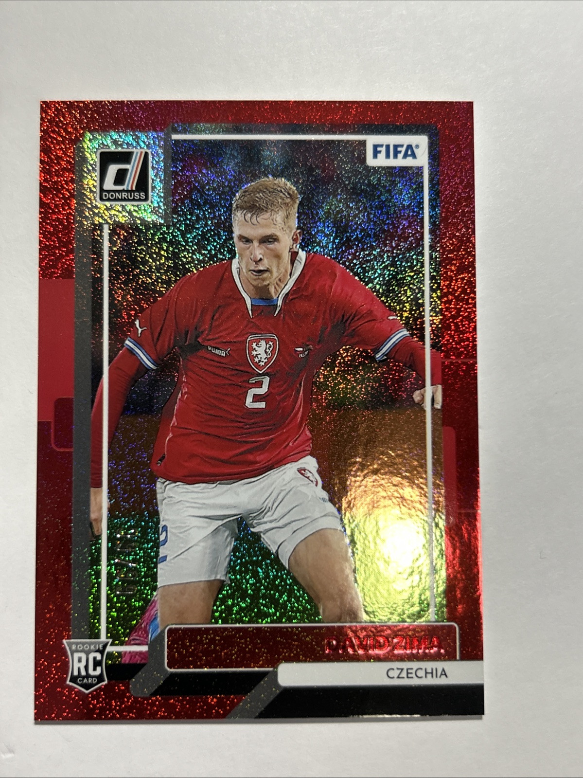 2022-23 Panini Donruss - David Zima #22 Red /99 (RC)