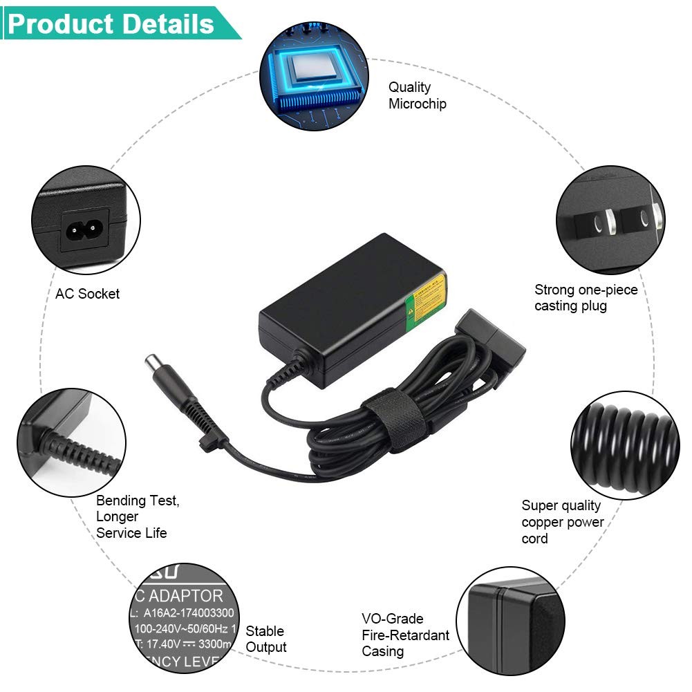 DJI Phantom 3 Series Drone AC Adapter Charger - UL Listed Replacement