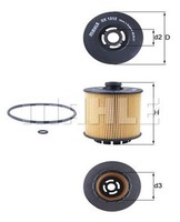 Mahle ÖLfilter Filtereinsatz FüR Volvo XC40 T4 Plug-In-Hybrid 1.5 T3 T5 T2 Levc