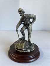 Chilmark George A Custer Pewter Figurine Signed Frances J. Barnum 575/1200*RARE*