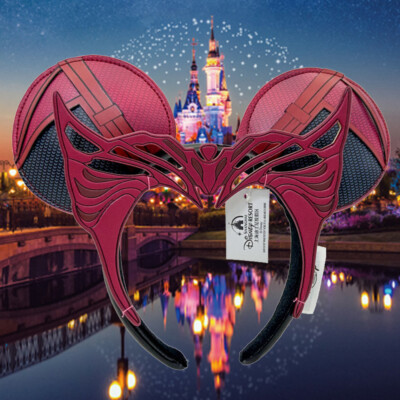 Wanda Limited Marvel Comics Disney Parks Gift Headband Scarlet Witch Ears NEW