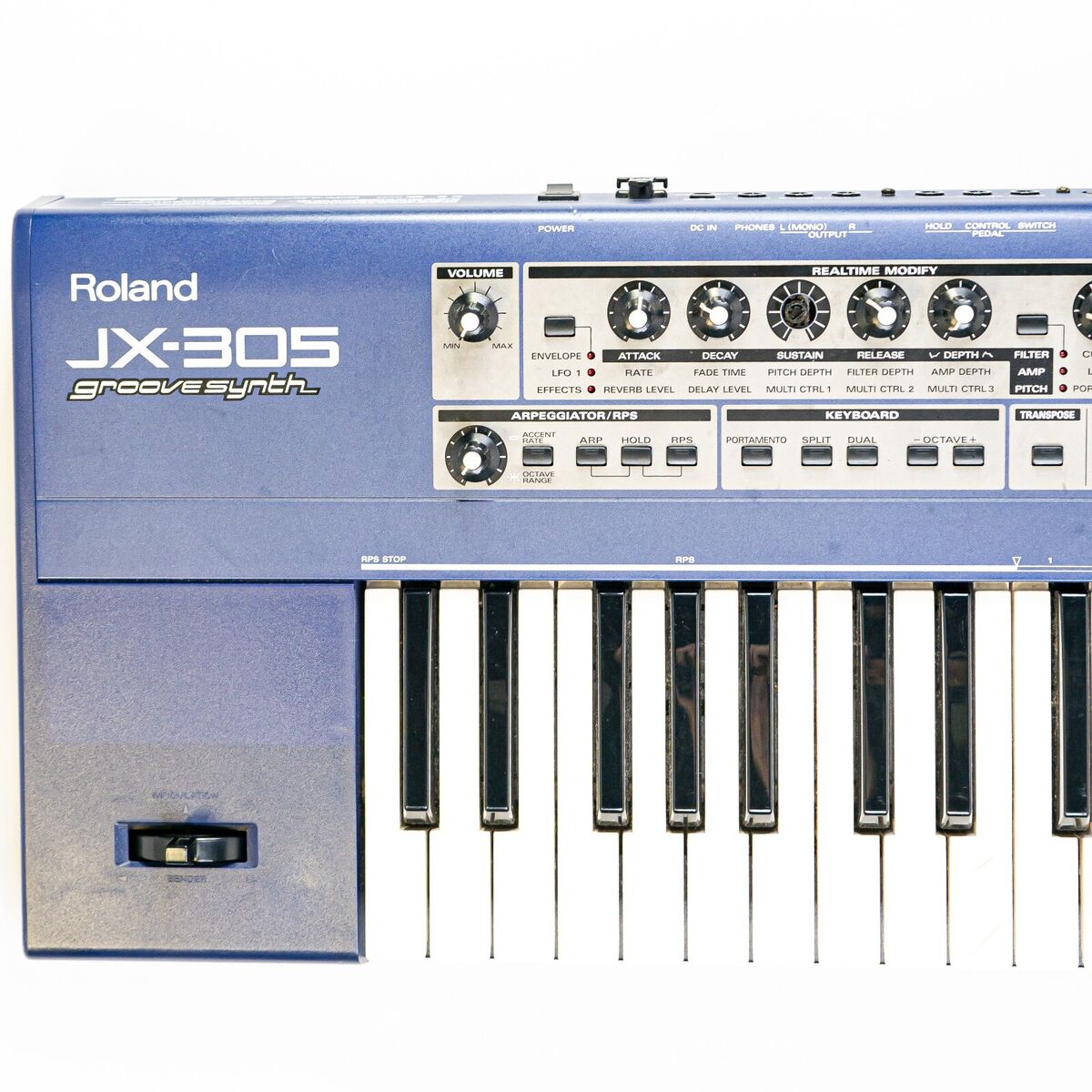 Roland JX-305 61-Key Groove Synthesizer Keyboard - NEEDS Roland JX-305 61-Key Groove Synthesizer Keyboard - NEEDS