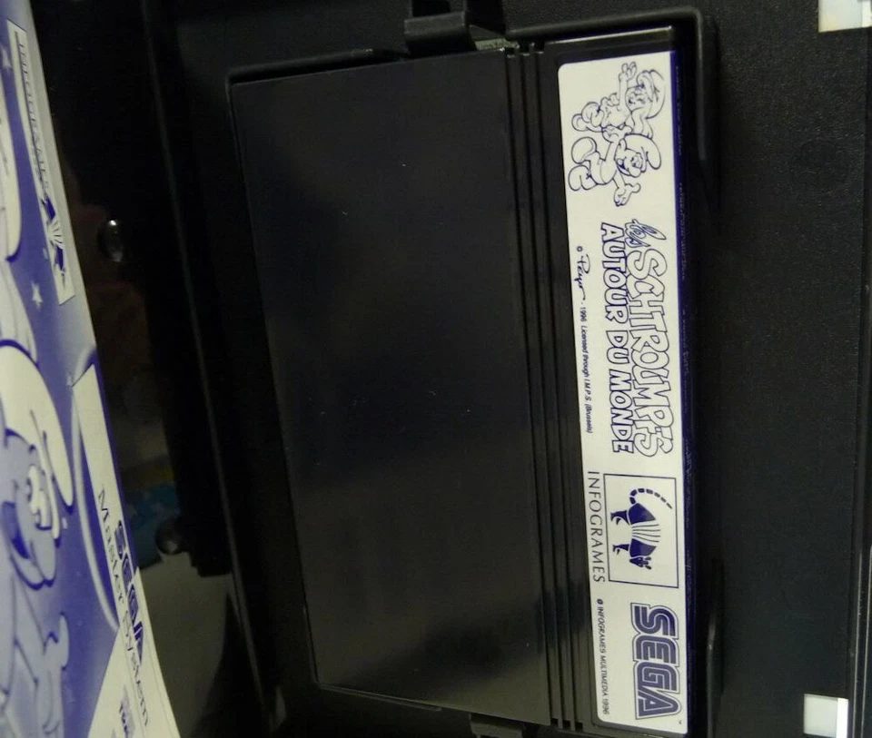 LES SCHTROUMPFS AUTOUR DU MONDE - SMURFS SEGA MASTER SYSTEM NEW WATA VGA READY - Image 3 of 4