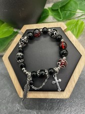 1 PC Handmade Boho Beaded Stackable 6.5  Plus Stretch Bracelet New Charm B2834