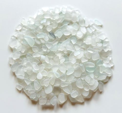 Poterie Japonaise En Verre De Mer – Surf-tumbled, Pièce De 2,2 Cm, Occasion, Sans Marque