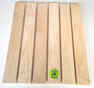 3/4  x 2  x 16  HARD MAPLE DIY Cutting Boards Charcuterie Cheese Trays Crates