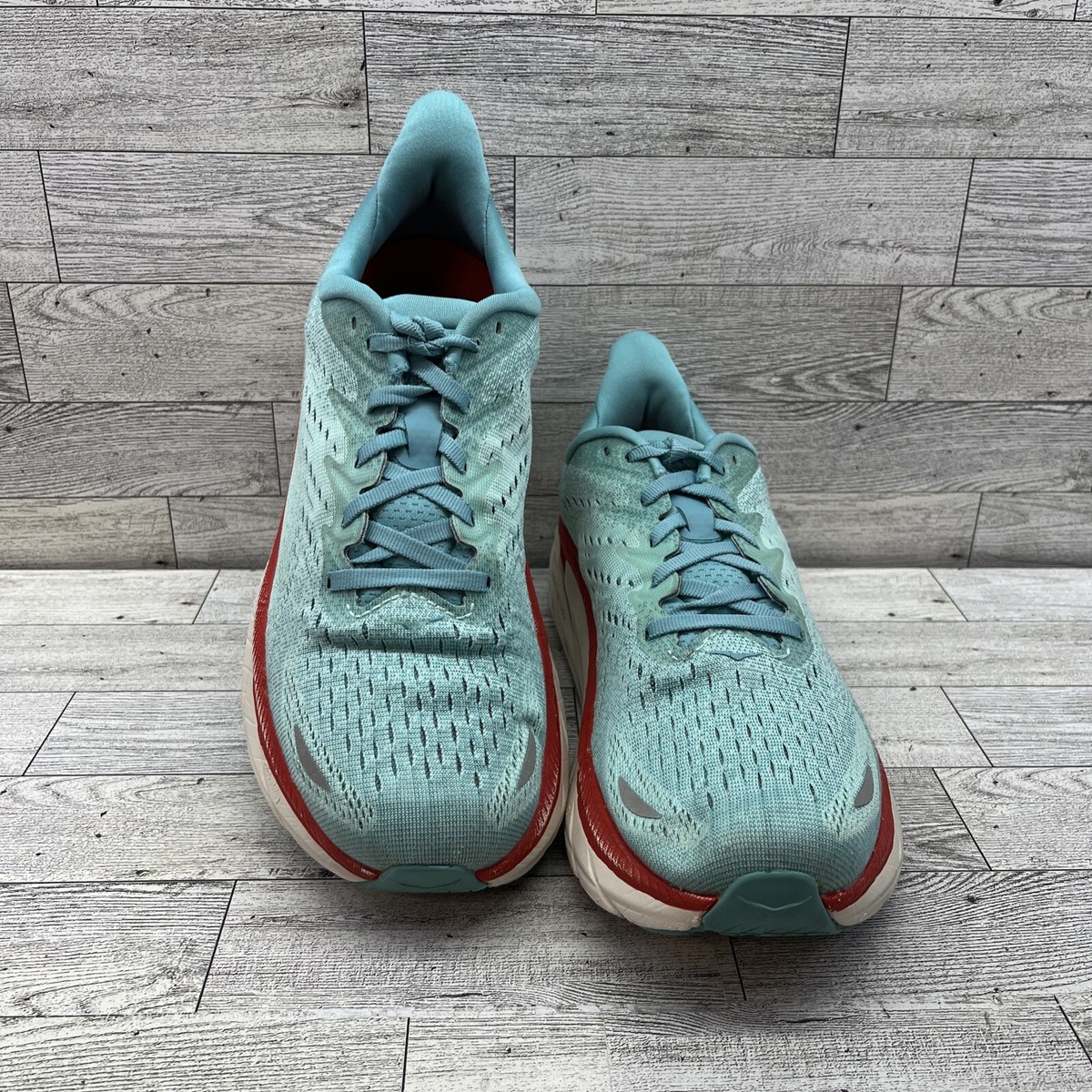 ウォーキング・ランニングウェア HOKA ONE ONE CLIFTON 8 9.5 US Hoka One One Clifton 8 Womens size 9.5B Black White Running