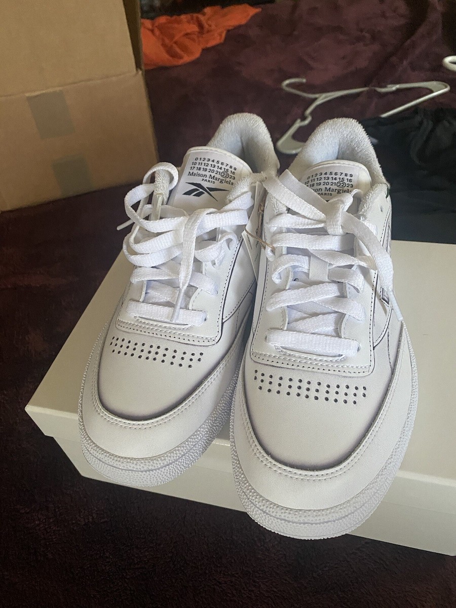 Size 7.5 - Reebok Club C x Maison Margiela White 2021 | eBay Size 7.5 - Reebok Club C x Maison Margiela White 2021 | eBay