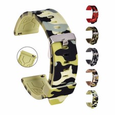 Men's Quick Release Replacement Silicone Rubber Watch Strap Band 18 20 22 24mm