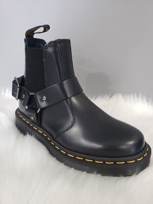 DR. MARTENS WINCOX SMOOTH LEATHER BUCKLE BOOTS - EUR 36, US Men's 4, Women's 5
