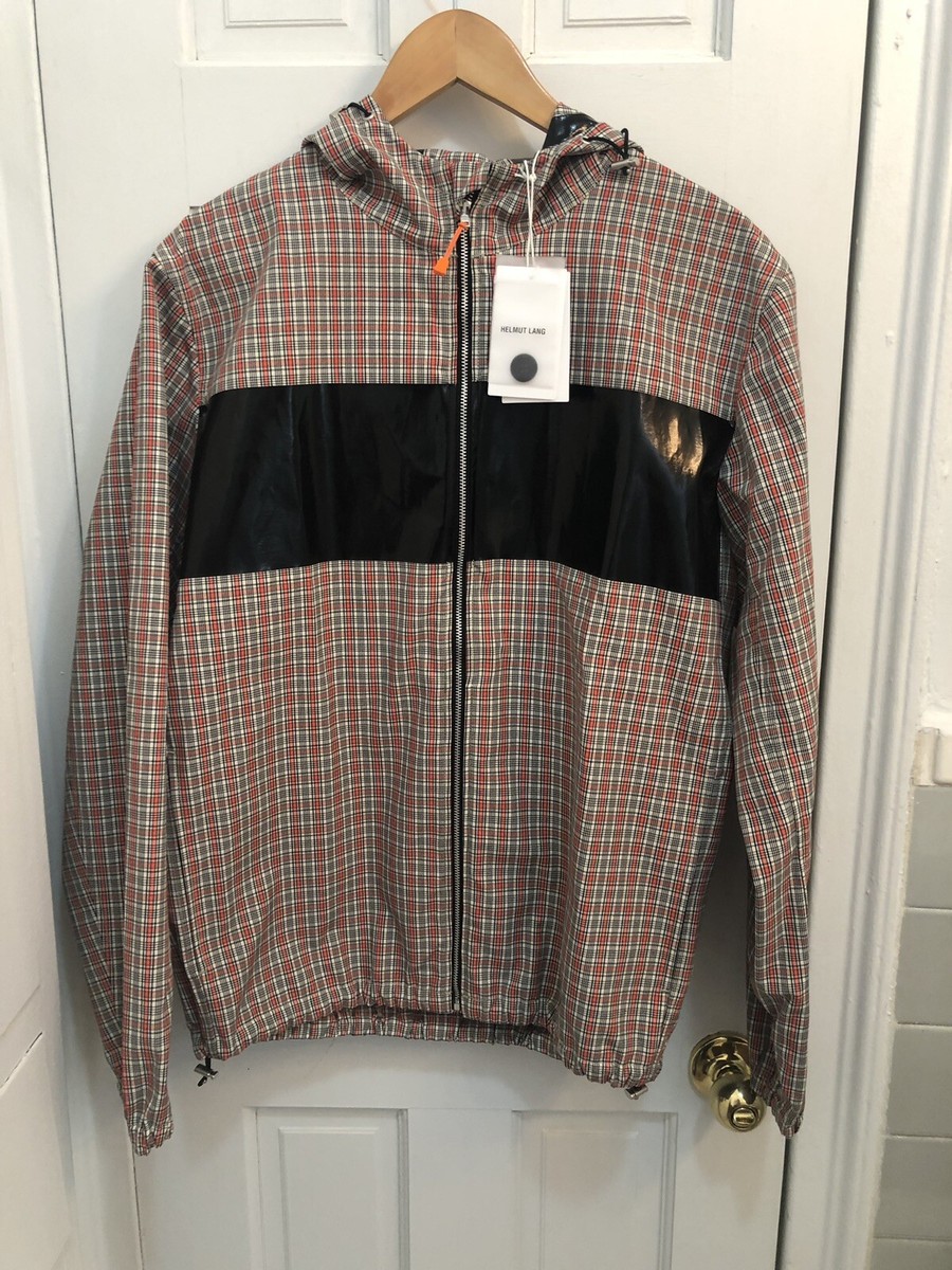 Helmut Lang Men Techno Plaid W.R Zip Front Jacket Size S | eBay