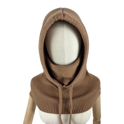 Winter Damen Strick Kapuze Schal Halswärmer Sturmhaube Mütze Beanie Mütze Winddicht - Bild 3 von 24